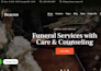 design squarespace funeral home website casket website memorial website